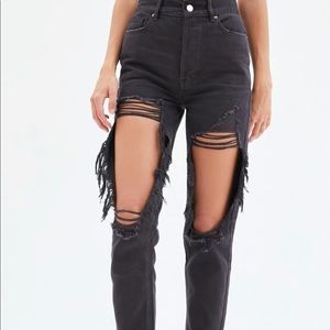 PacSun Black Ultra High Waisted Slim Fit Jeans
